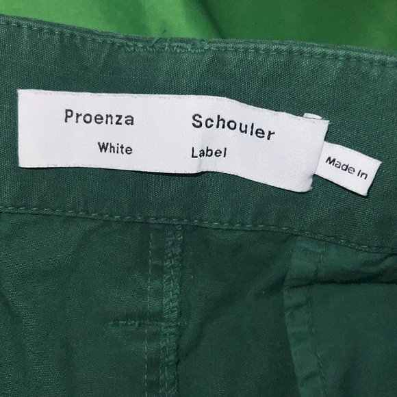 Proenza Schouler White Label Hunter Green Women's Shorts size 0 - Picture 5 of 7